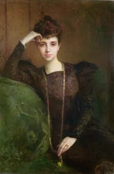Portret młodej kobiety, ok. 1900